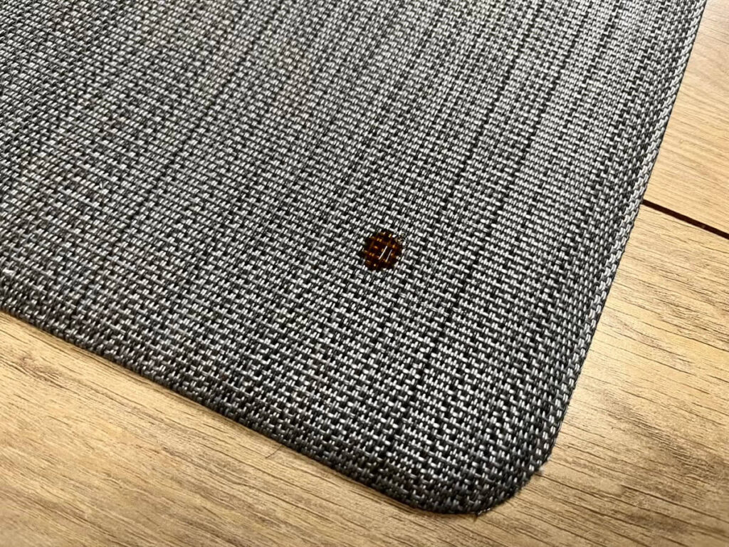 キッチンマット　醤油こぼした